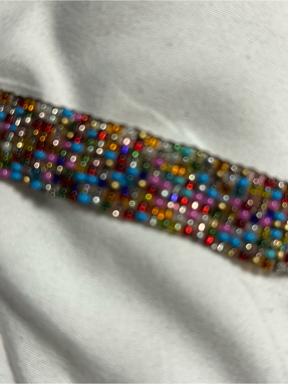 Multicolored seed bracelet - Picture 4 of 5